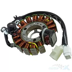 Stator iskrownik, stojan alternatora, 16 cewek Yamaha Majesty 125/150/180