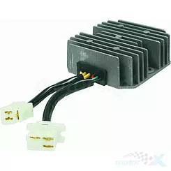 Regulator napięcia 12V 3-fazowy 6 przewodów 2 kostki RMS Kymco / Malaguti / Sym 125/150/200/250cc