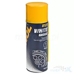 Smar uniwersalny, litowy, Mannol White Grease Spray 8121 450ml