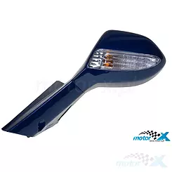 Lusterko lewe, niebieskie, Piaggo X9 Evolution 125 05-06 / 250 04 / 250 06 / 500 03-07 (E)