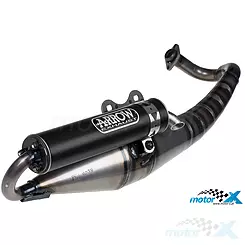 Wydech Arrow Extreme Aluminium Dark, Gilera / Piaggio (E)