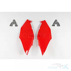 Osłony tylne górne komplet czerwony UFO Plast Honda CRF 250 / 450 R / RX 