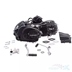 Silnik kompletny 125cc, sprzęgło manualne, 4 biegi, Moretti Parts 154FMI  4T 
