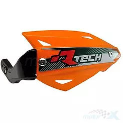 Osłony dłoni uniwersalne, handbary, pomarańczowe, 3 rodzaje mocowań do kierownicy, Racetech VERTIGO ATV KITPMATVAR0 