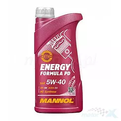 Olej silnikowy samochodowy 5W40 syntetyczny 1L, Mannol Energy Formula PD 7913