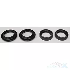 Uszczelniacze amortyzatora przedniego 37x50x11mm, olejowe i przeciwpyłowe, Tourmax FSD-003 (ARI044) (ARI162)