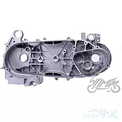 Obudowa wału lewa, karter lewy, pokrywa paska 410mm 152QMI/157QMJ (GY6 125-150) 4T