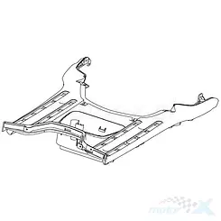 Podłoga czarny mat Keeway Zahara  65401T820010