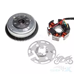 Stator 6 cewek 4 przewody z kołem magnesowym