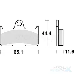 Klocki hamulcowe Sinter Offroad KH344 TRW Lucas MCB756SI