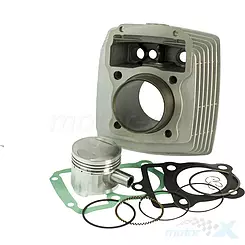 Cylinder kompletny 56.40mm 125cc żeliwo sworzeń 15mm Zipp Pro 125