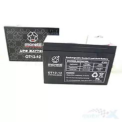 Akumulator żelowy 12 VOLT OT12-12 Moretti