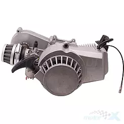 Silnik kompletny, 50cc, poziomy z automatyczną skrzynią biegów, Mini Cross 2T