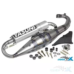 Tłumik Yasuni Carrera 16 Aluminium, Gilera / Piaggio