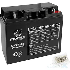 Akumulator żelowy OT20-12 12V 20Ah, kosiarka