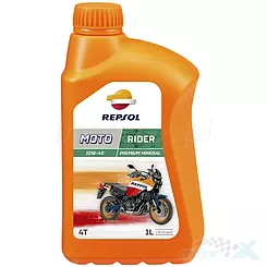 Olej silnikowy REPSOL MOTO RIDER mineralny 4T 10W40 1L