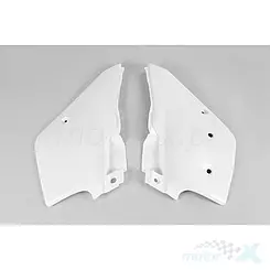 Osłony tylne górne komplet biały UFO Plast Kawasaki KDX 200 95-