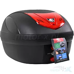Kufer centralny 28L, czerwony odblask, Coocase S28