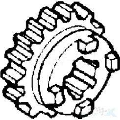Koło zębate skrzyni biegów (28T) Kymco 23471-4K39-001