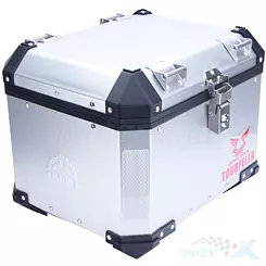 Kufry aluminiowe z wspornikami zestaw Romet ADV 250