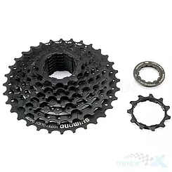 Wolnobieg rowerowy, 8 rzędów, Shimano typ CS-HG31, 11-32 zębów, kaseta