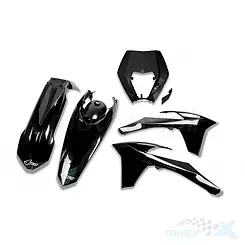 Zestaw osłon nadwozia czarny UFO Plast KTM EXC 12-13 / EXC-F 12-13