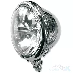 Lampa przednia dodatkowa, 123mm, żarówka H3 12V 55W + 12V 3W, światło boczne, niska wiązka, Vicma