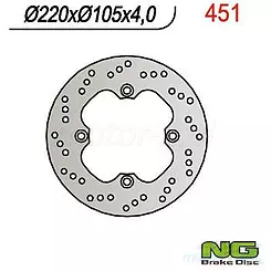 Tarcza hamulcowa NG 451