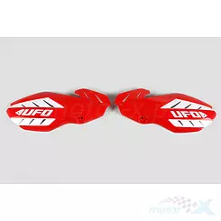 Osłony dłoni czerwone UFO Plast Honda CRF 250 / 450 R / RX 12-