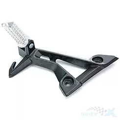 Wspornik podnóżka pasażera lewy z podnóżkiem, Romet Arrow Fly RS 50