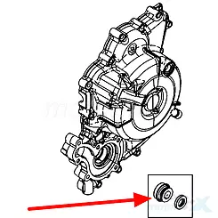 Komplet uszczelek wałka pompy wody Kymco AK 550