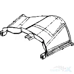 Łącznik osłon tylnych czarny JJP Kymco AK 550