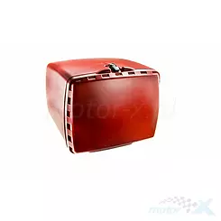 Kufer tylny z zamkiem 58x56x40cm, Puig MEGA BOX, dla kurierów, duży, czerwony, 100L
