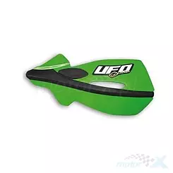 Osłony dłoni uniwersalne, handbary, zielono białe z mocowaniem, UFO Plast PATROL PM01642026/1