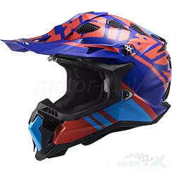 Kask offroad LS2 MX700 Subverter Evo Gammax Red Blue