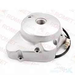 Pokrywa silnika lewa, ze statorem, Romet R150 Chopper