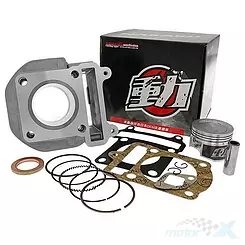 Cylinder kompletny Kit Naraku 125cc, MBK Flame / Yamaha Cygnus -03 125 4T AC (bez głowicy)