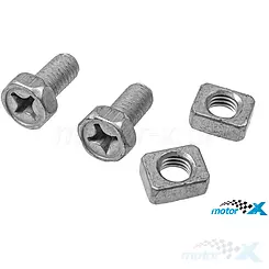 Śruby, klemy akumulatora, gwint M6x16mm, z nakrętkami 11x9 mm, zestaw, TEC