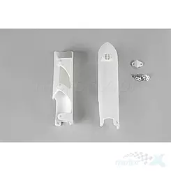 Osłony amortyzatorów białe UFO Plast KTM SX / EXC / EXC-F 07-15