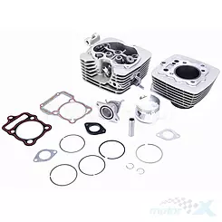 Cylinder kompletny z głowicą 150cc, sworzeń 15mm, SK156FMI 4T 125 OHV AC