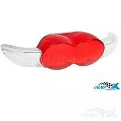 Klosz lampy tylnej Revo OE, czerwony, MBK Ovetto / Yamaha Neos 07/2007-