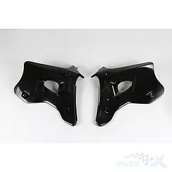 Osłony chłodnicy czarne UFO Plast Kawasaki KX 125 / 250 94-98