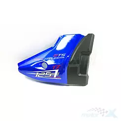 Osłona tylna dolna prawa niebieska Barton TZ 125 4T