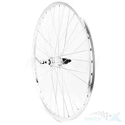 Felga tylna, koło rowerowe 28", O/AG Motors, srebrna, p.SF-B11R8-9S, aluminiowa, kaseta