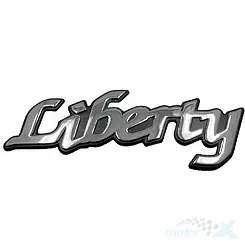 EMBLEMAT NAPIS LIBERTY 130 mm