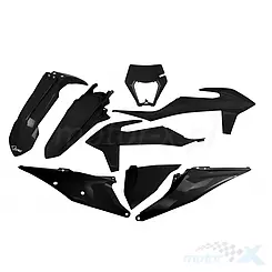 Zestaw osłon nadwozia czarny KTM EXC  20-22 / EXC-F 20-22