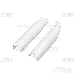 Osłony amortyzatorów białe UFO Plast Honda CRF 450R / 450RX 17-18