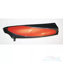 Osłona progowa prawa grafitowo-czerwona Baotian BT49QT-7 / Motobi Żbik / Zipp Triad 1