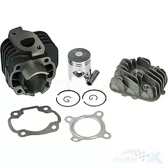 Cylinder kompletny z głowicą 40.00mm 50cc żeliwo sworzeń 12mm 1E40QMB/QMA 50 2T AC
