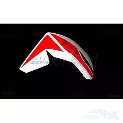 Osłona zbiornika paliwa lewa biało-czerwona Junak Racer 125